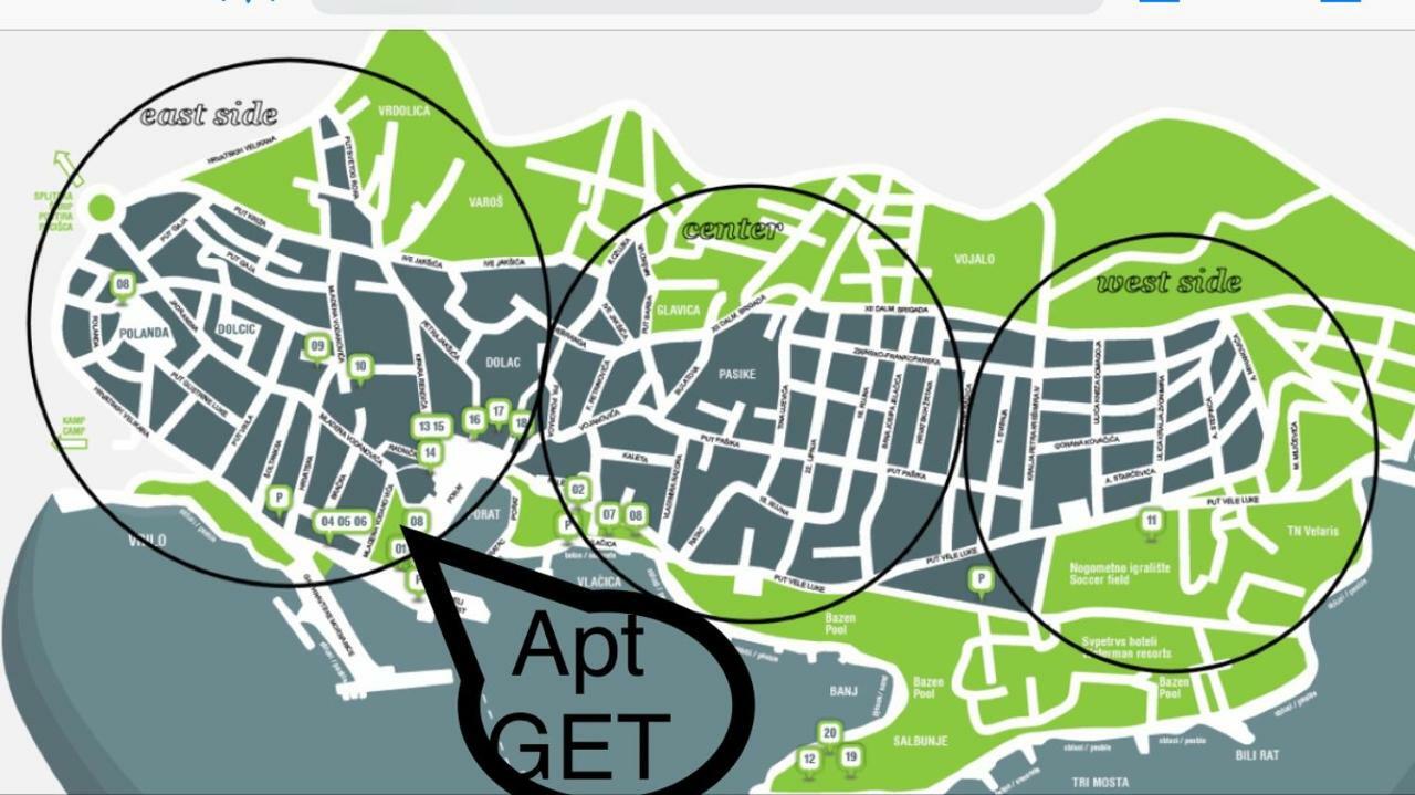 Apartment Get Supetar Eksteriør bilde